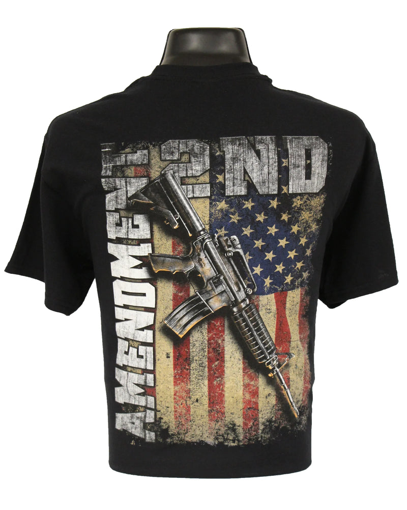 Load image into Gallery viewer, 6167 - Southern Addiction 2nd Amendment Block Letters T Shirt
