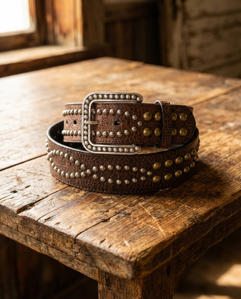 Load image into Gallery viewer, 711072 - Ariat Men's Brown Leather Belt
