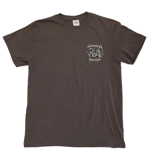 6173 - Southern Addiction Stars & Bars T Shirt