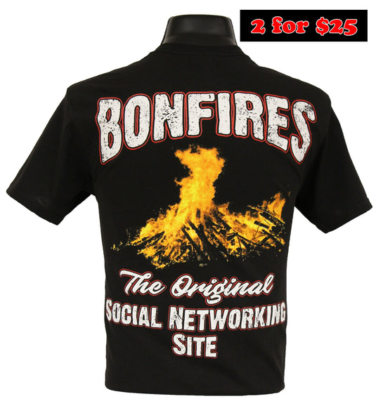 6178 - Southern Addiction Bonfires T Shirt