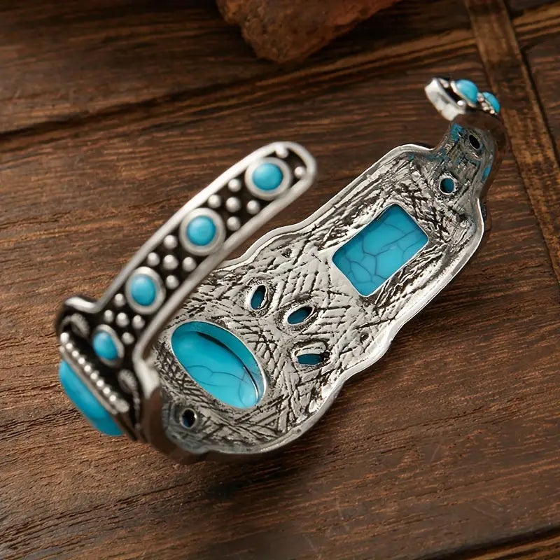 Load image into Gallery viewer, TMBC1 - Turquoise Retro Bracelet
