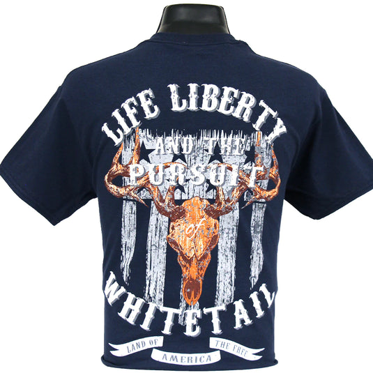 6184 - Southern Addiction Life, Liberty...Whitetai T Shirt
