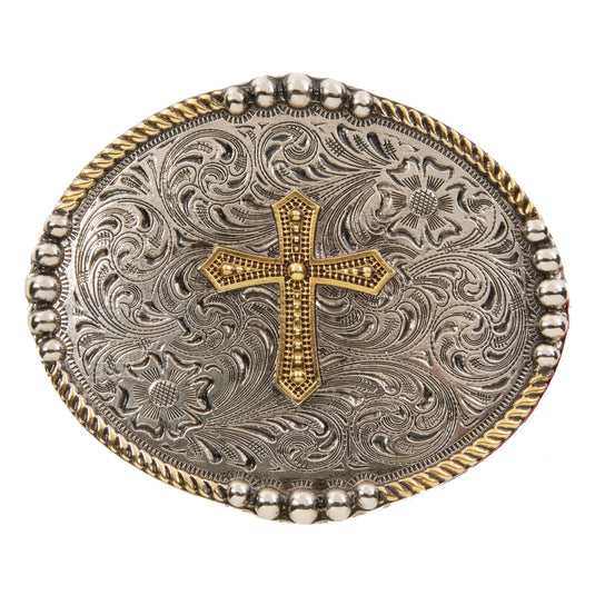629 - Bead and Rope Edge with Cross Buckle