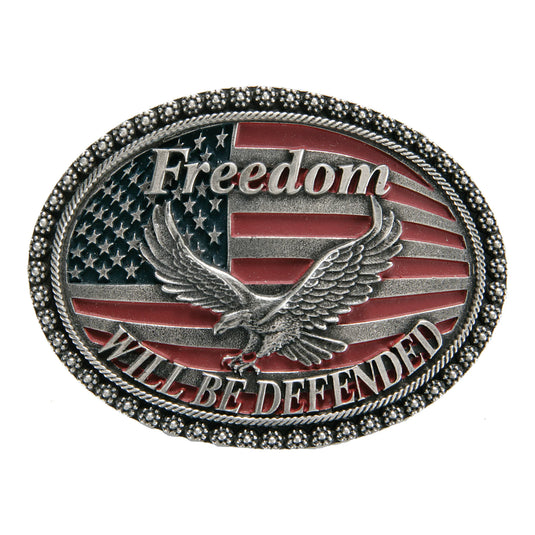 633-02 - Freedom Will Be Defended Buckle