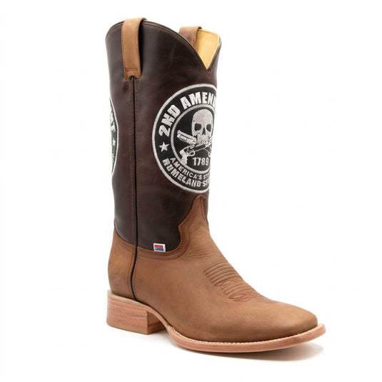 1255 - RockinLeather Men's * 2nd Amendment * Western Boot