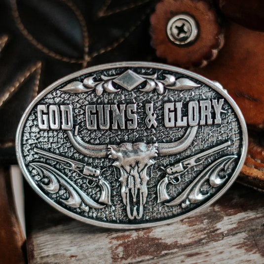 662-02 - God, Guns & Glory Buckle