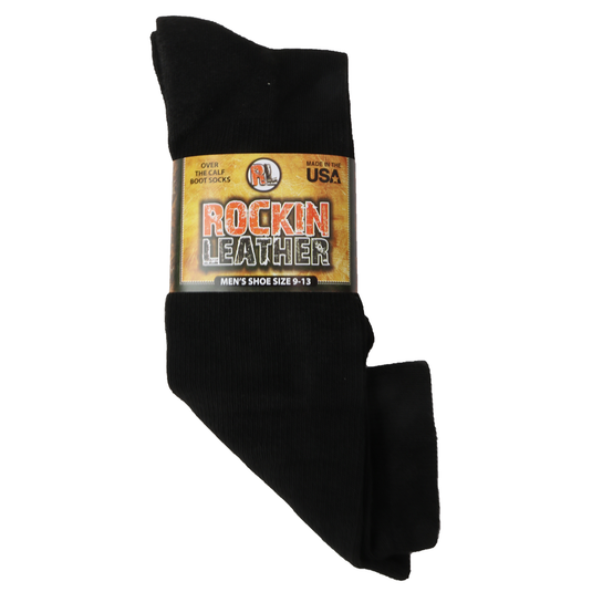 662 - RL Black Boot Socks