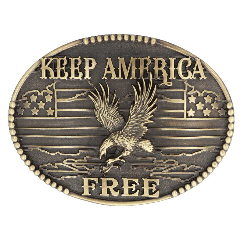Load image into Gallery viewer, 669 - Keep America Free Buckle
