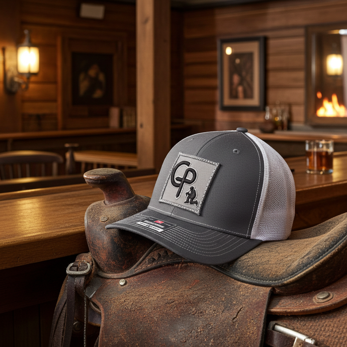 CP109 - Cowboy Prayer 3D Gray Charcoal/White Cap
