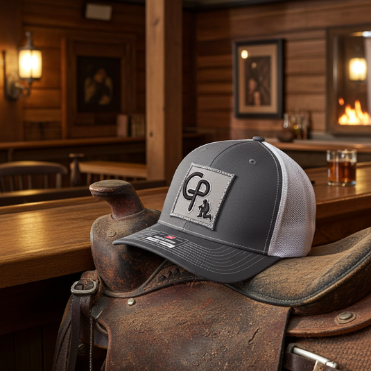 CP109 - Cowboy Prayer 3D Gray Charcoal/White Cap