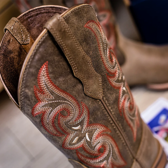 PLT203602 - Palitutu Women‘s Scarlet Frontier Cowgirl Boots