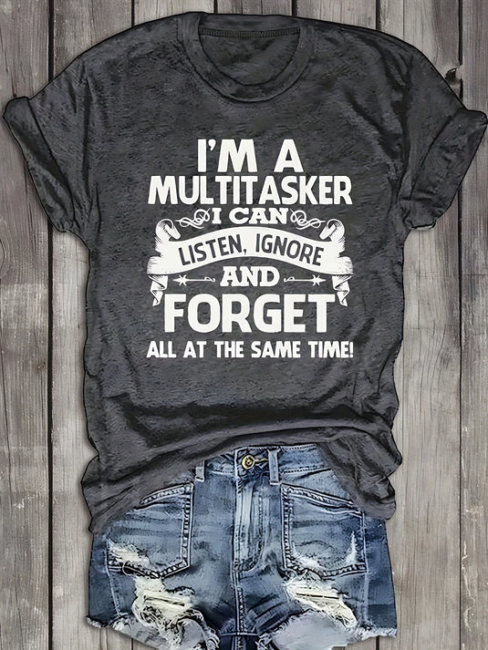 TMTSHT32 - Women's Dark Grey Multitasker T Shirt