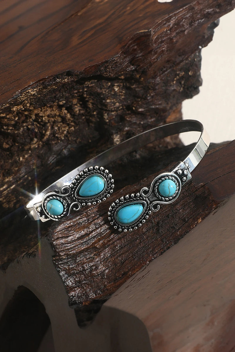 Load image into Gallery viewer, DLLBC 6 - Skobeloff Western Turquoise Stone Bracelet
