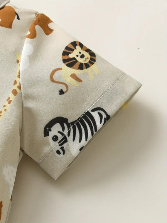 TMCHD60 - 2 Piece Set - Children's Animal Print Outfit