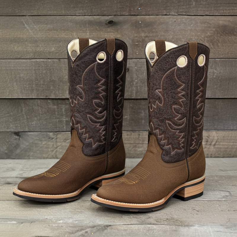 Load image into Gallery viewer, 1116 - RockinLeather Men&#39;s Round Toe Crazy Flotter Western Boot
