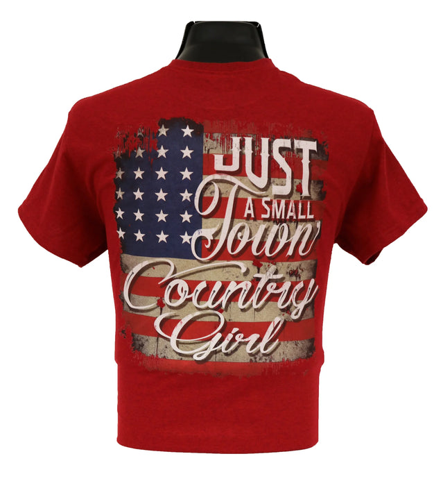 7052- Southern Addiction Sm Twn Cntry Girl-Ant Cher T Shirt