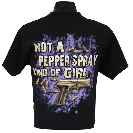 7058 - Southern Addiction Pepper Spray Girl T Shirt