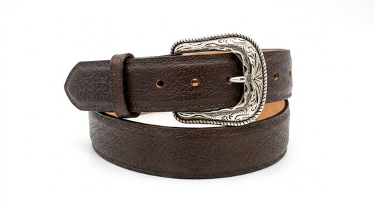 B04 - RockinLeather Cowhide Bull Choco