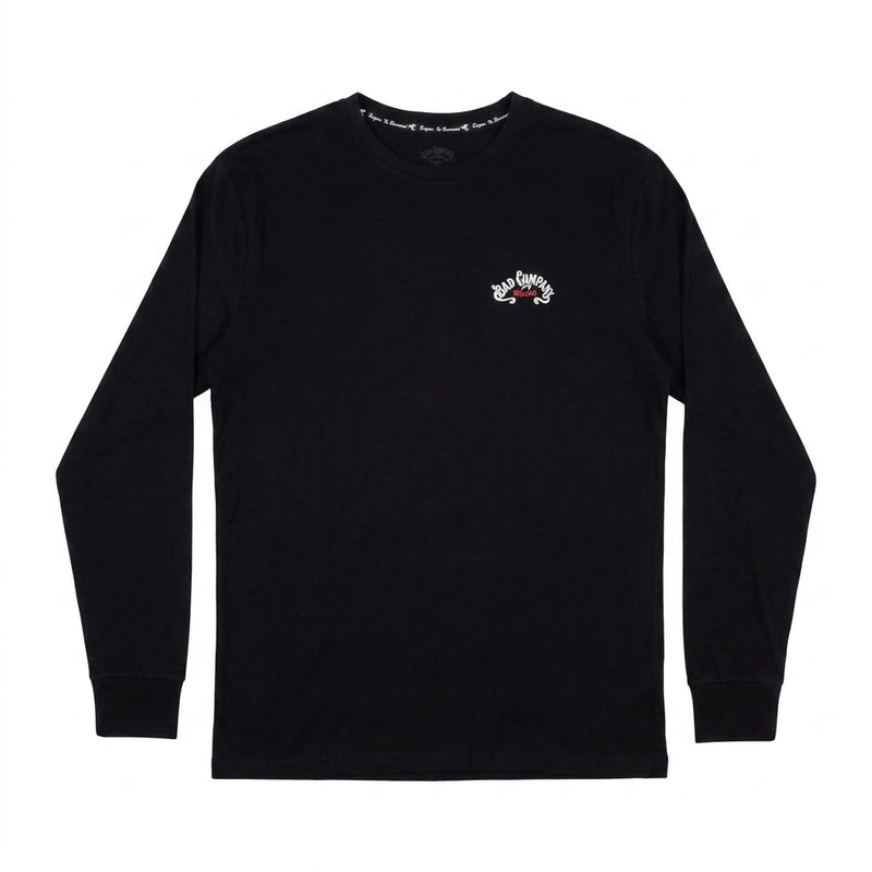 Load image into Gallery viewer, BCT2614BK - Hooey "Bad Company" Black Long Sleeve Shirt W/Red &amp; White Logo
