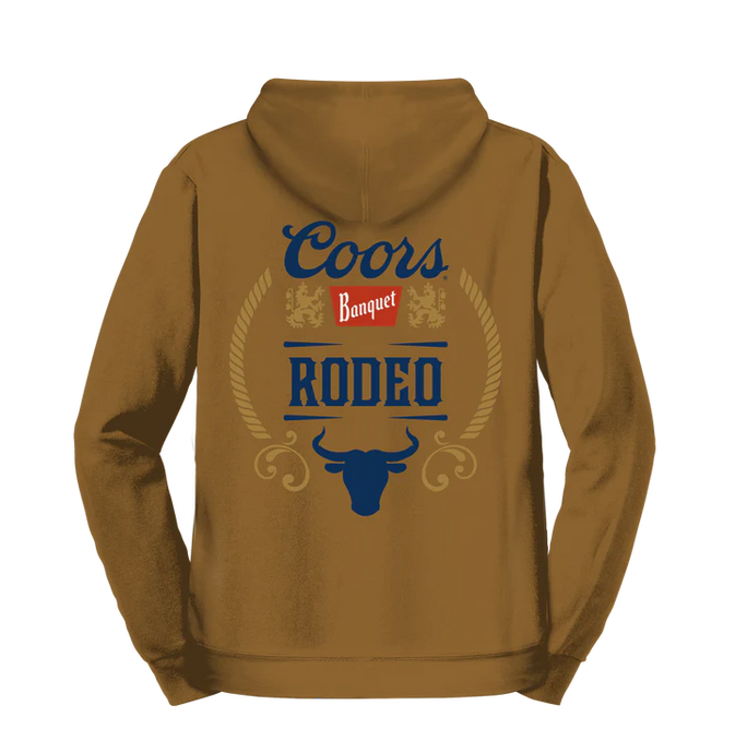 72332 - Coors Rodeo Hooded Sweatshirt - Brown
