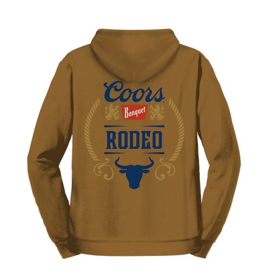 72332 - Coors Rodeo Hooded Sweatshirt - Brown