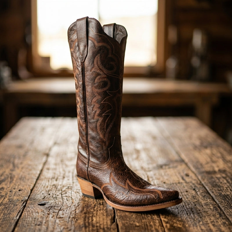 Load image into Gallery viewer, 8300 - RockinLeather Women's Hand Painted Snip Toe Boot
