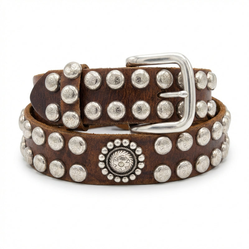 Load image into Gallery viewer, N2498802 - Nocona Men's LG NH Round Concho Belt
