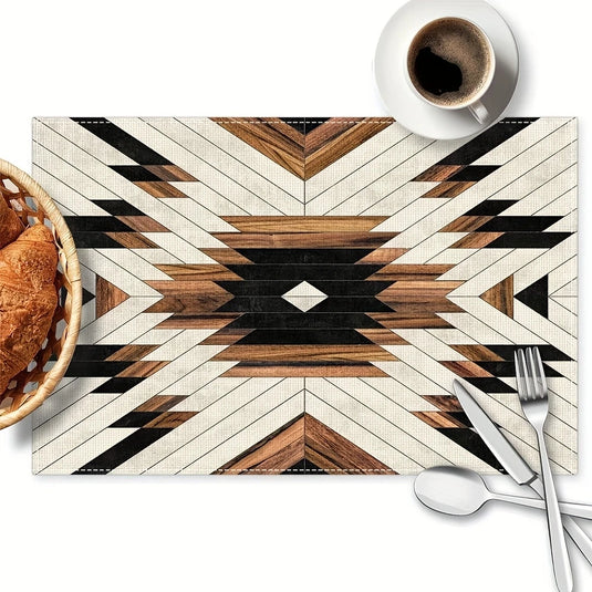 TMPLMT10 - Set of 4 Aztec Print Placemats