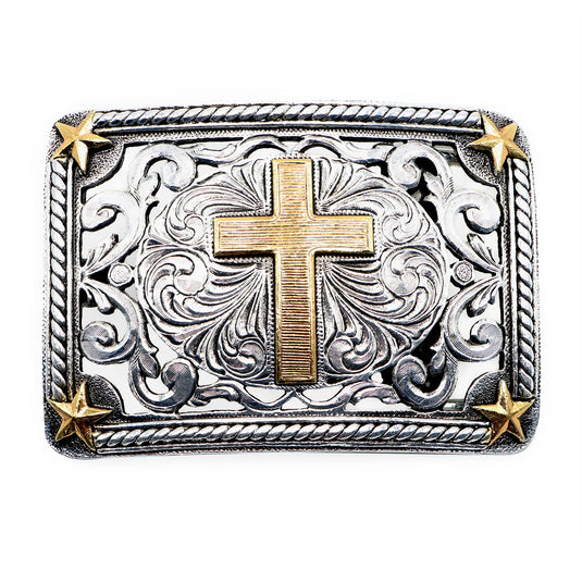 733 - Filigree Cross Buckle