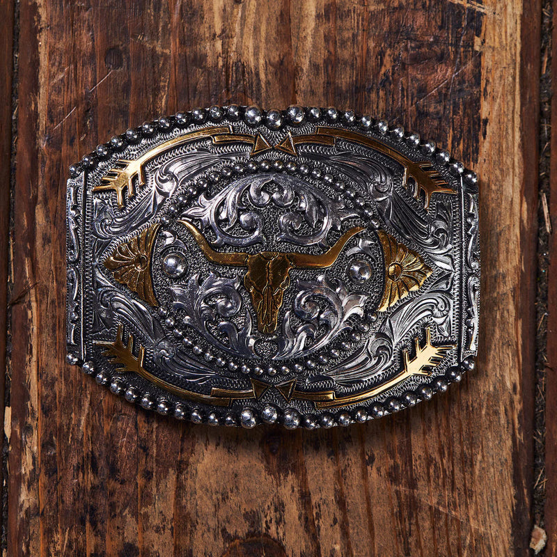 Load image into Gallery viewer, 739 - Longhorn with Arrows Buckle
