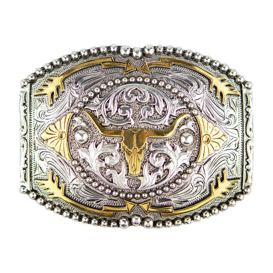 739 - Longhorn with Arrows Buckle