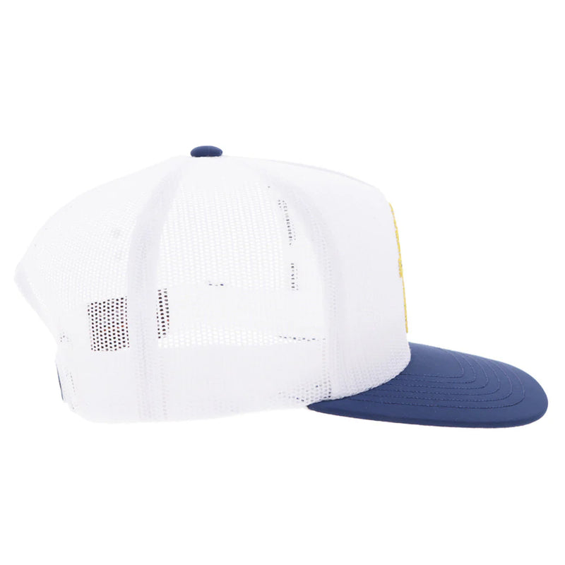 Load image into Gallery viewer, 7440T-WH - Hooey West Virginia University Hat White w/ Mountaineer Logo
