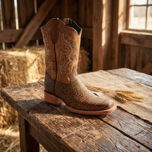 CP8000 - Cowboy Prayer Elephant Print Cowboy Boot