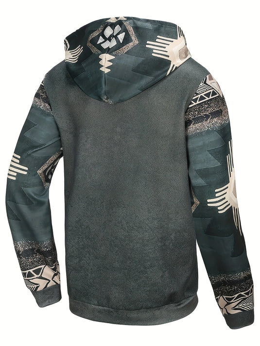 TMSWST5 - Bull Head/Aztec Print Sweatshirt