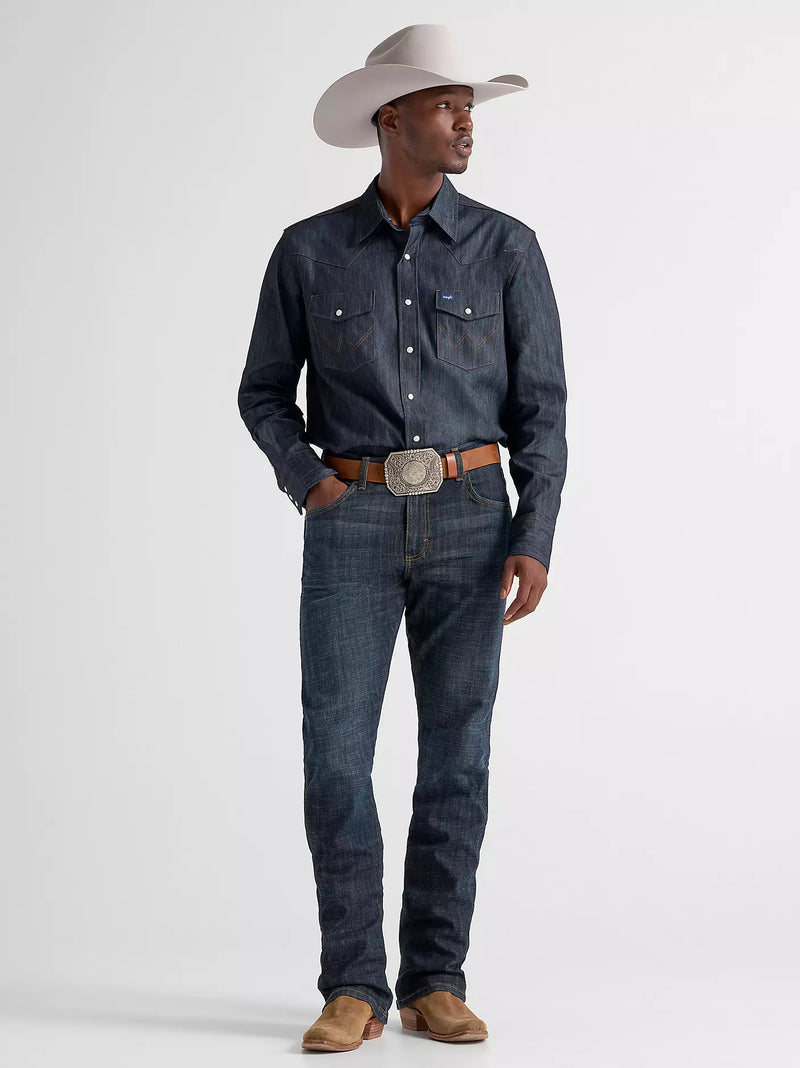 Load image into Gallery viewer, 77MWZDX - Men's Wrangler Retro Slim Fit Bootcut Jean In Dax
