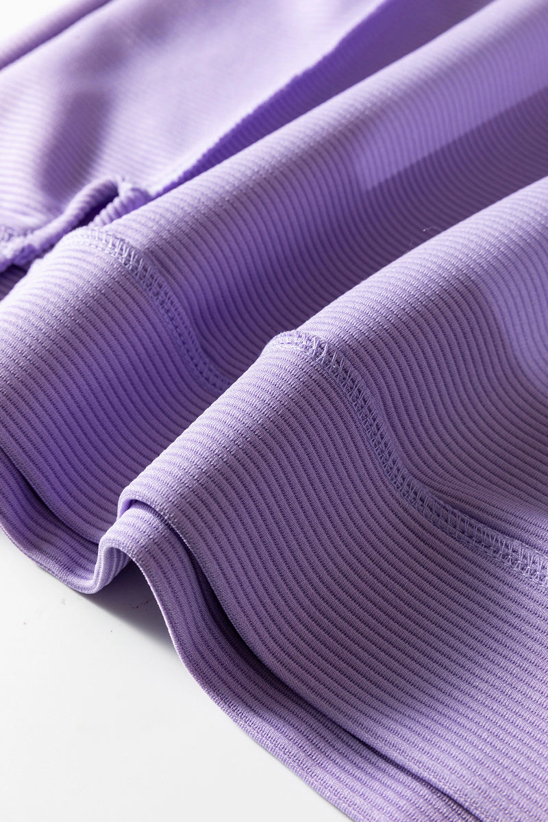 Load image into Gallery viewer, DLLS456 - Ladies Lavendula Horizontal Ribbed Drop Shoulder Baggy Pullover
