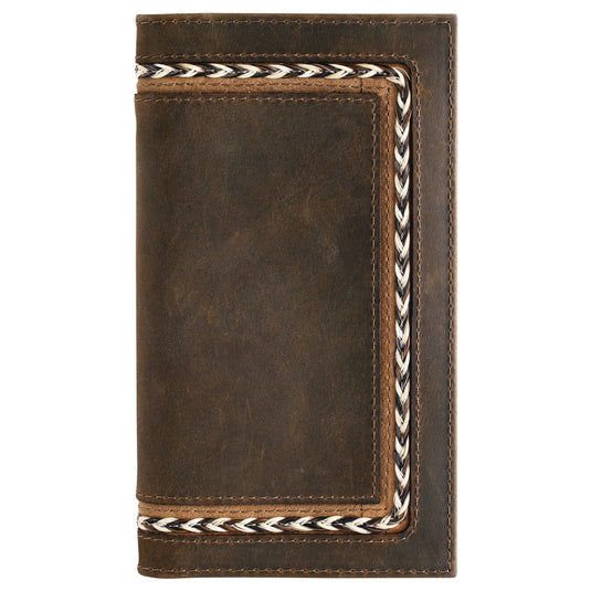 2520575662 - Justin Rodeo Wallet Horsehair Braid