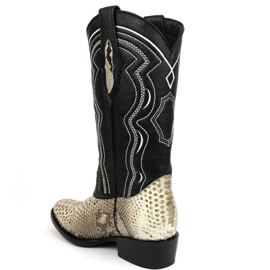 8004 - RockinLeather Men's Genuine Natural Python Boots – D & D Outfitters