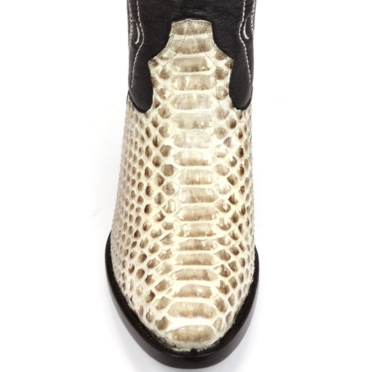 8004 - RockinLeather Men's Genuine Natural Python Boots – D & D Outfitters