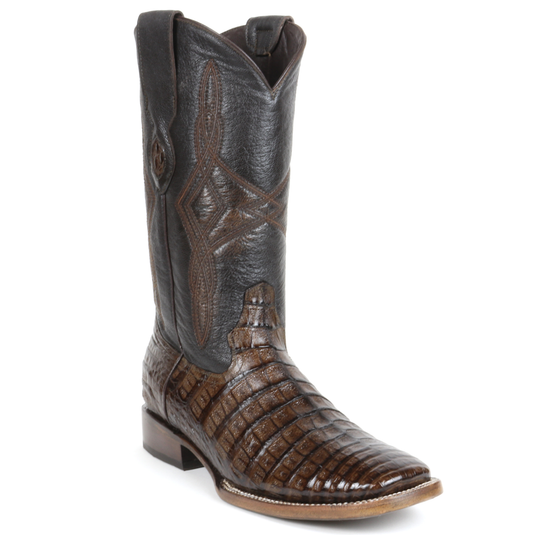 8007 - RockinLeather Men's Infinity Caiman Square Toe Western Boot – D ...