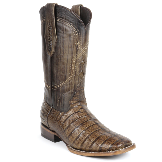 8009 - RockinLeather Men's West Caiman Square Toe Western Boot