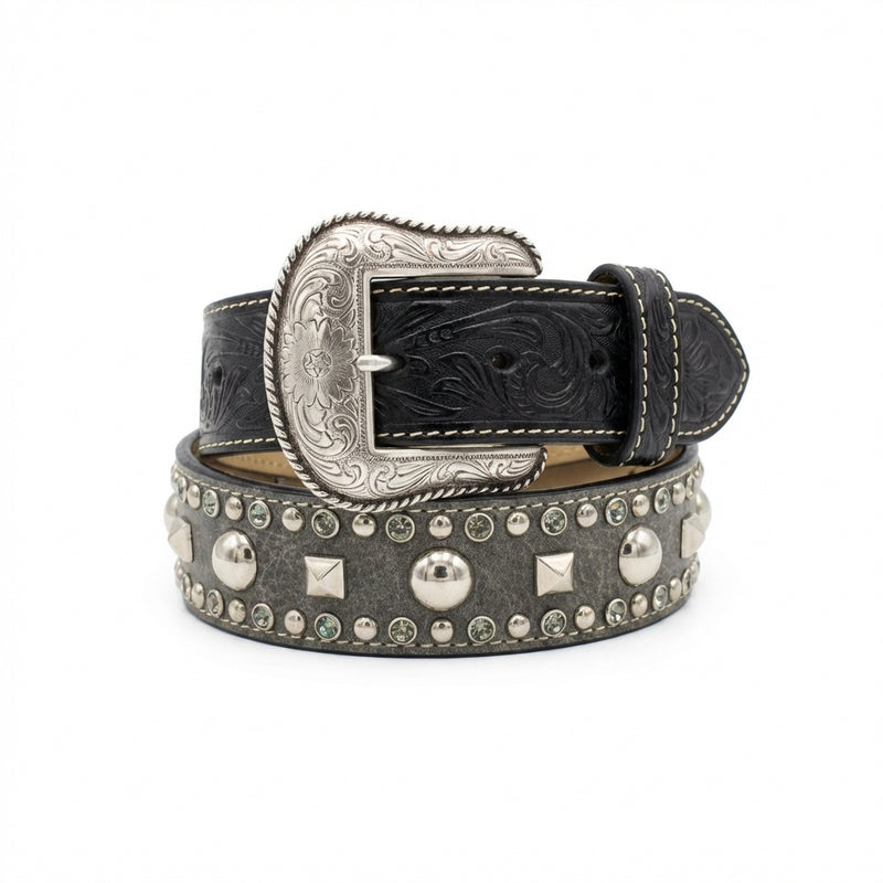 Load image into Gallery viewer, N2509801 - Nocona Belt with Grey Inlay
