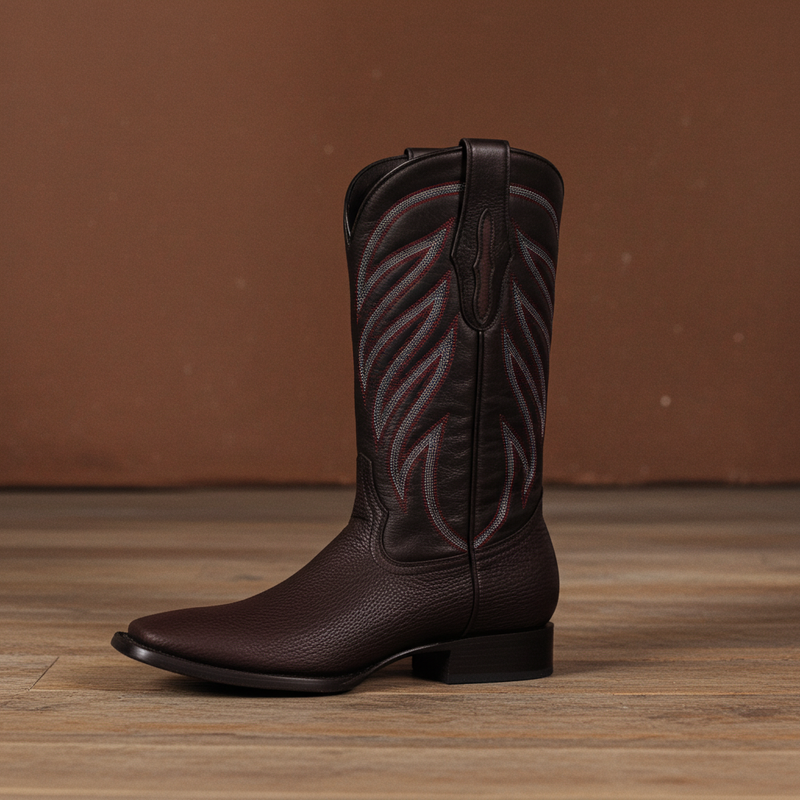 Load image into Gallery viewer, 8027 - RockinLeather Men&#39;s Black Cherry Genuine Sharkskin Boots
