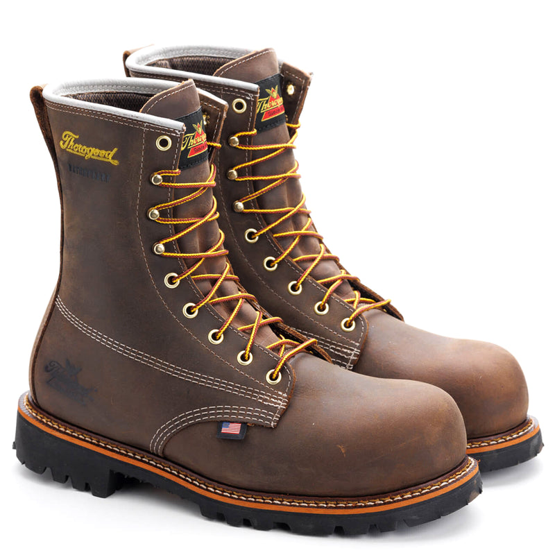 Load image into Gallery viewer, 804-4248 - Thorogood American Legacy Series - Waterproof - 8” Crazyhorse Nano Toe
