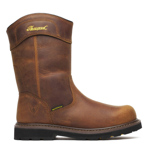804-4343 - Thorogood Job-Site Series – 11″ Crazy Horse Waterproof Safety Toe