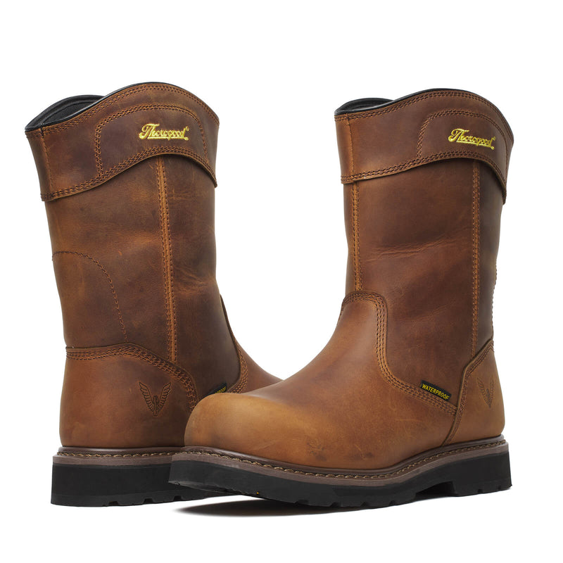 Load image into Gallery viewer, 804-4343 - Thorogood Job-Site Series – 11″ Crazy Horse Waterproof Safety Toe
