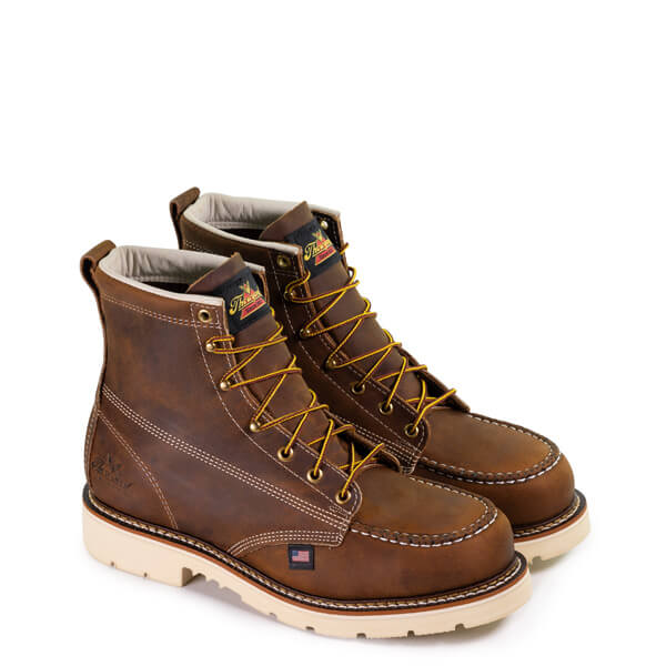 Load image into Gallery viewer, 804-4375 - Thorogood American Heritage – 6″ Trail Crazyhorse Safety Toe – Moc Toe Maxwear 90

