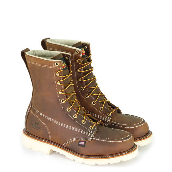 Load image into Gallery viewer, 804-4378 - Thorogood American Heritage – 8″ Trail Crazyhorse Safety Toe – Moc Toe Maxwear90
