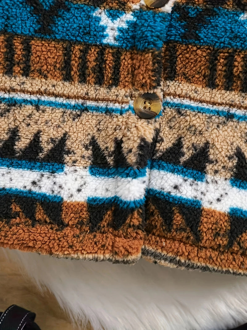 Load image into Gallery viewer, TMCHD30 - Baby &amp; Children&#39;s Aztec Print Hooded Jacket
