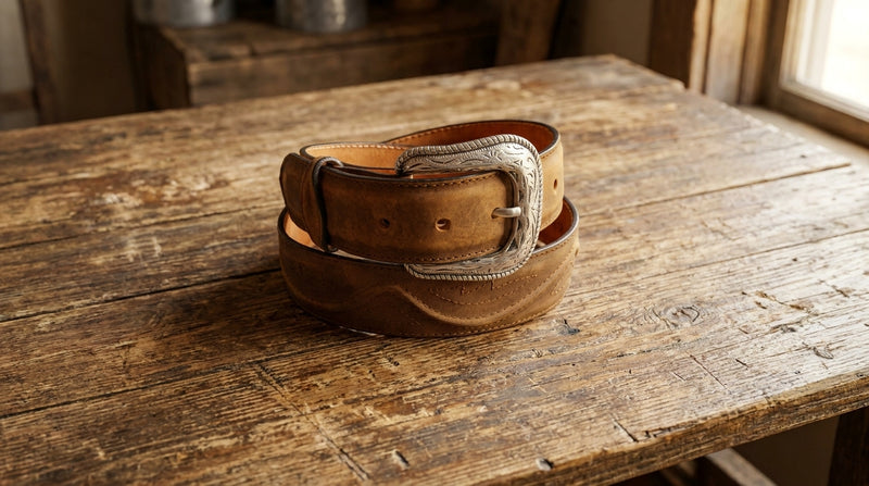 Load image into Gallery viewer, B35 - RockinLeather Brown Belt
